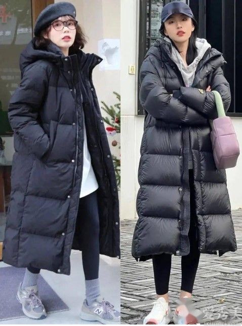 喜歡穿“黑色”羽絨服的女子,記牢這三個要點,穿衣時髦又顯瘦